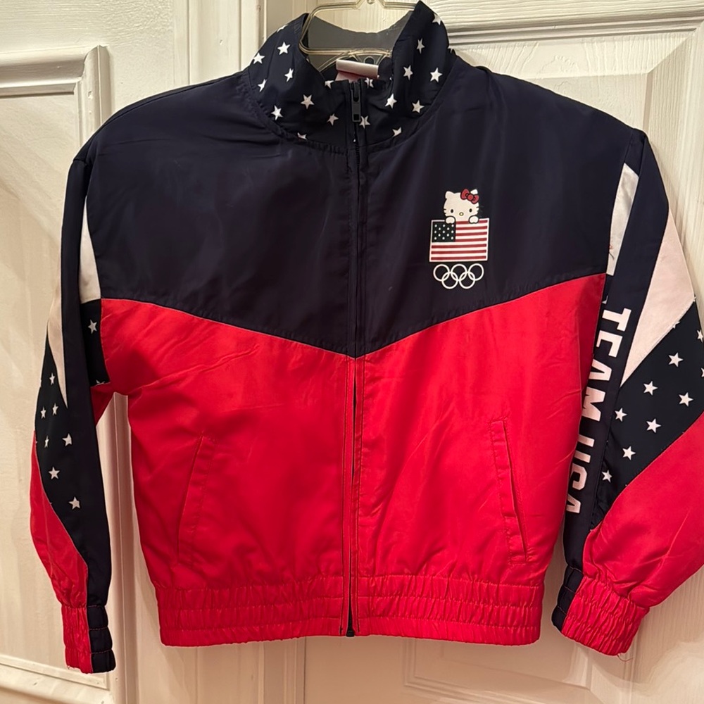 Hello Kitty Team USA Kids Jacket - Red and Navy